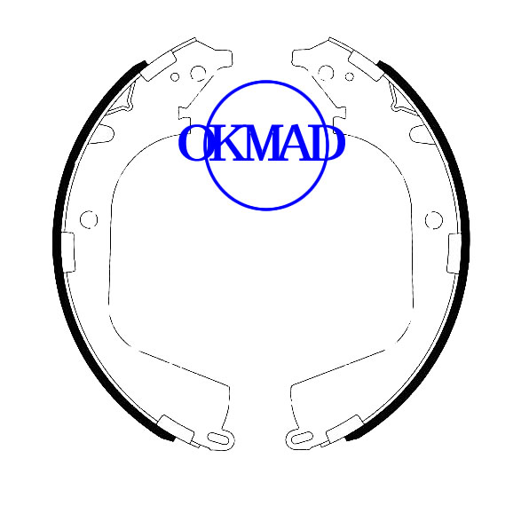 Chevrolet COLORADO GMC CANYON Drum Brake shoes set FMSI:1643-S959 OEM:19207735